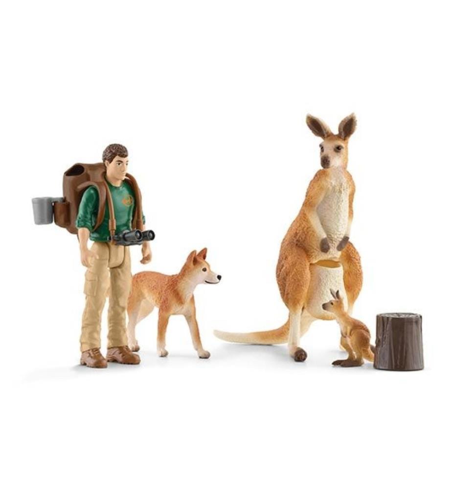 SCHLEICH -  Wild Life Aventure dans l?Outback,  15x12.5x11cm, National Geographic Kids