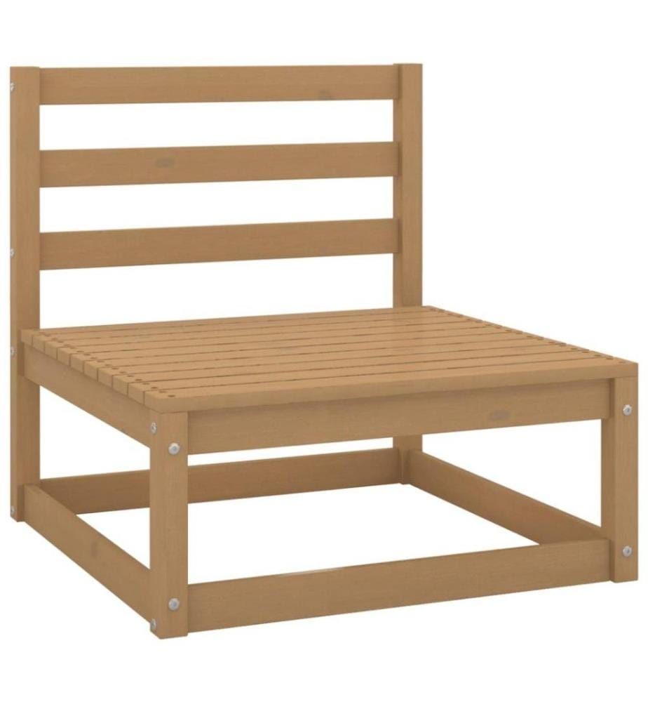 9-tlg. Garten-Lounge-Set Massivholz Kiefer