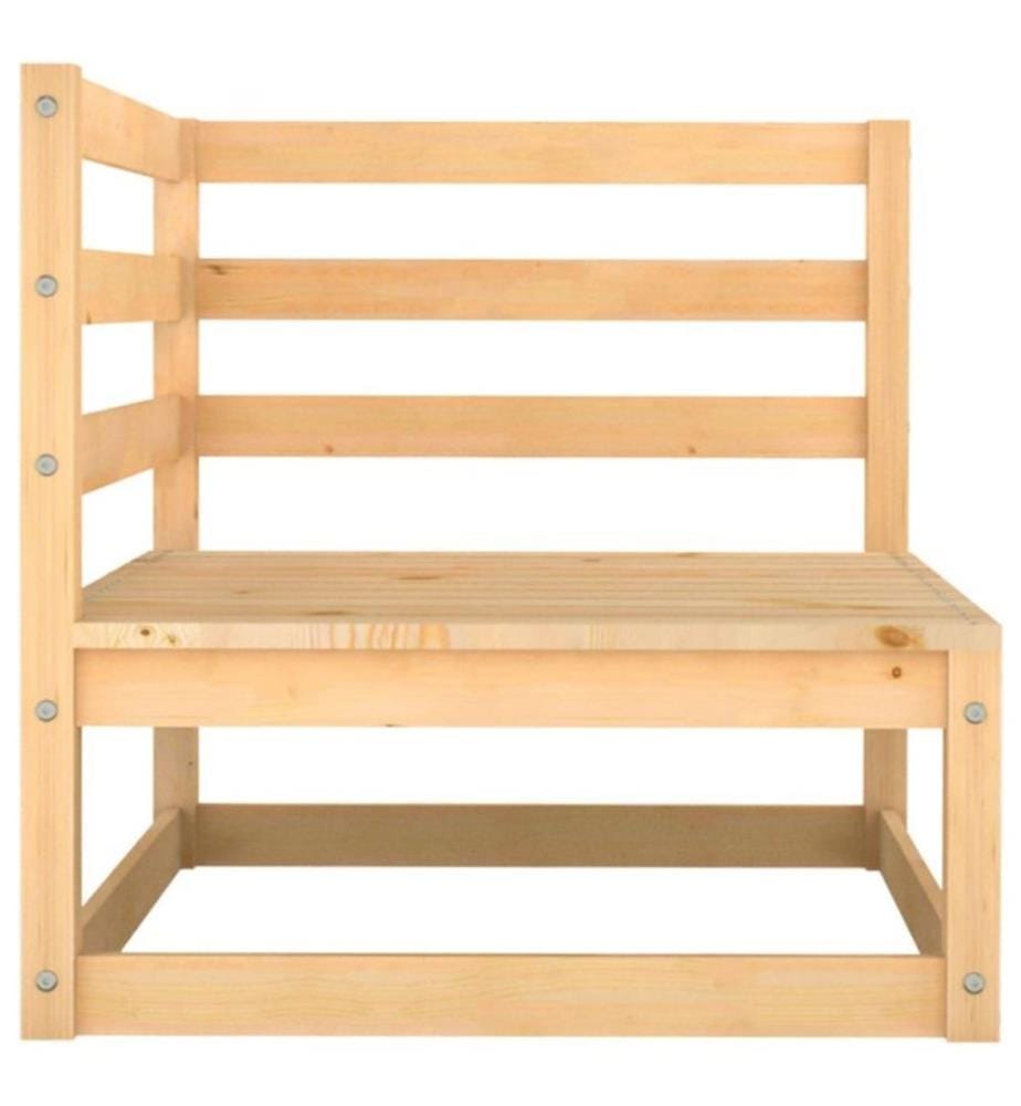 10-tlg. Garten-Lounge-Set Massivholz Kiefer