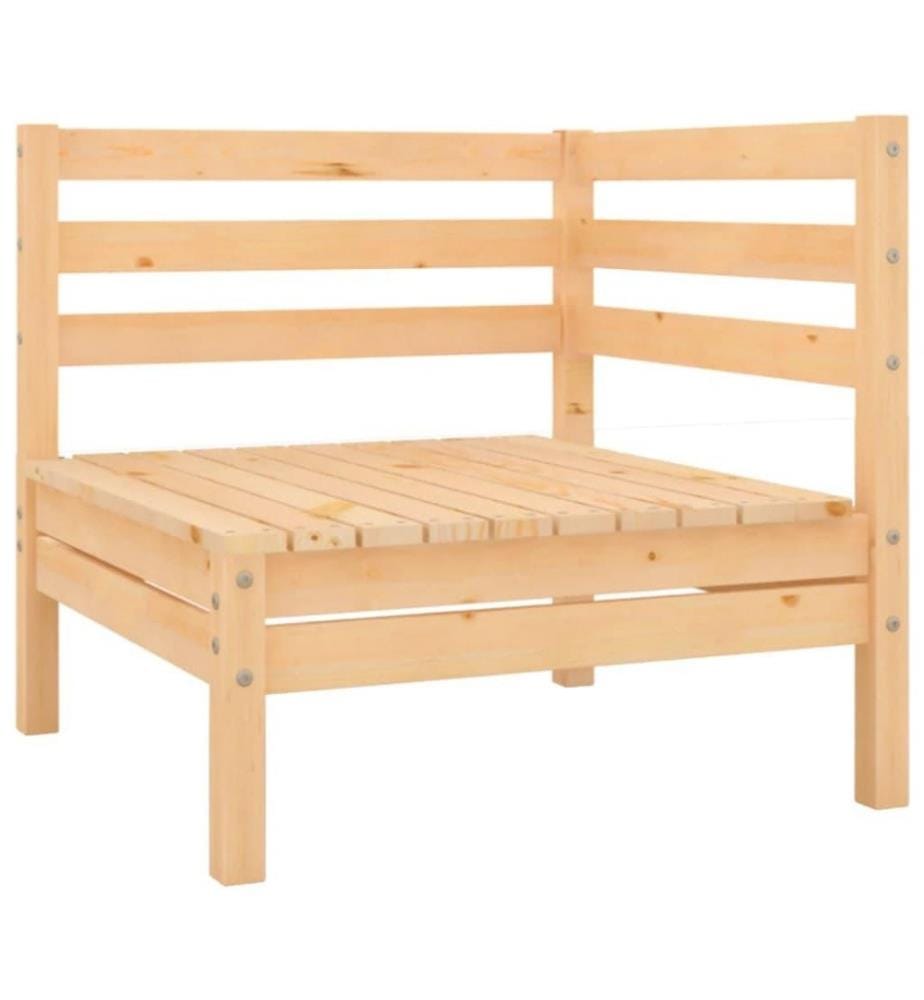 7-tlg. Garten-Lounge-Set Kiefer Massivholz