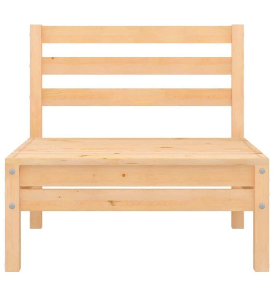 Salon de jardin 3 pcs Bois de pin massif
