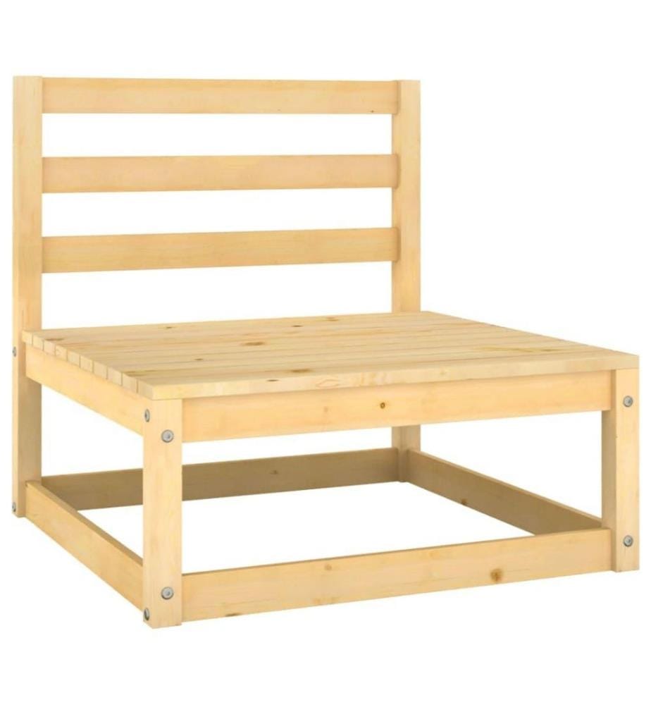 8-tlg. Garten-Lounge-Set Kiefer Massivholz