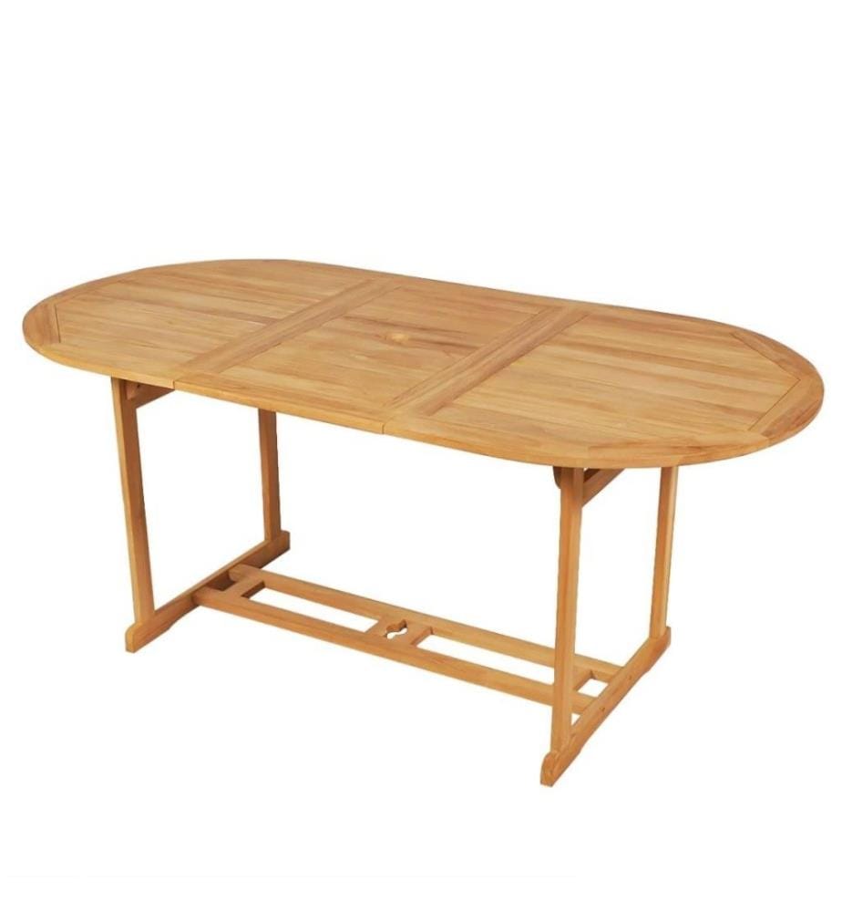 Salon de jardin 9 pcs Bois de teck massif