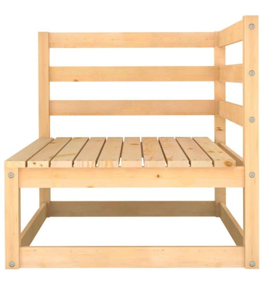 5-tlg. Garten-Lounge-Set Massivholz Kiefer