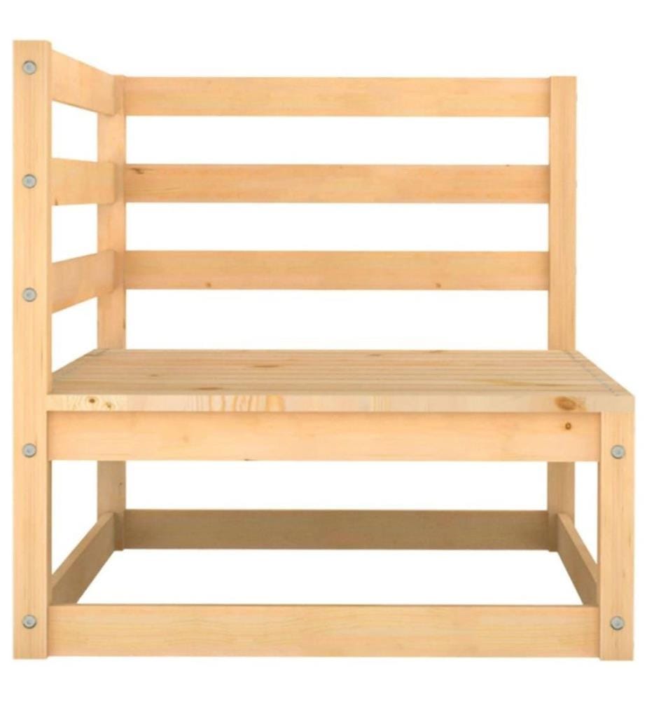 6-tlg. Garten-Lounge-Set Massivholz Kiefer