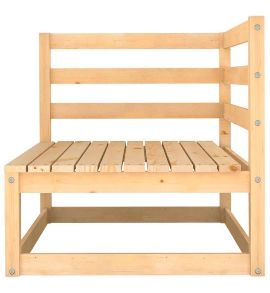 6-tlg. Garten-Lounge-Set Massivholz Kiefer
