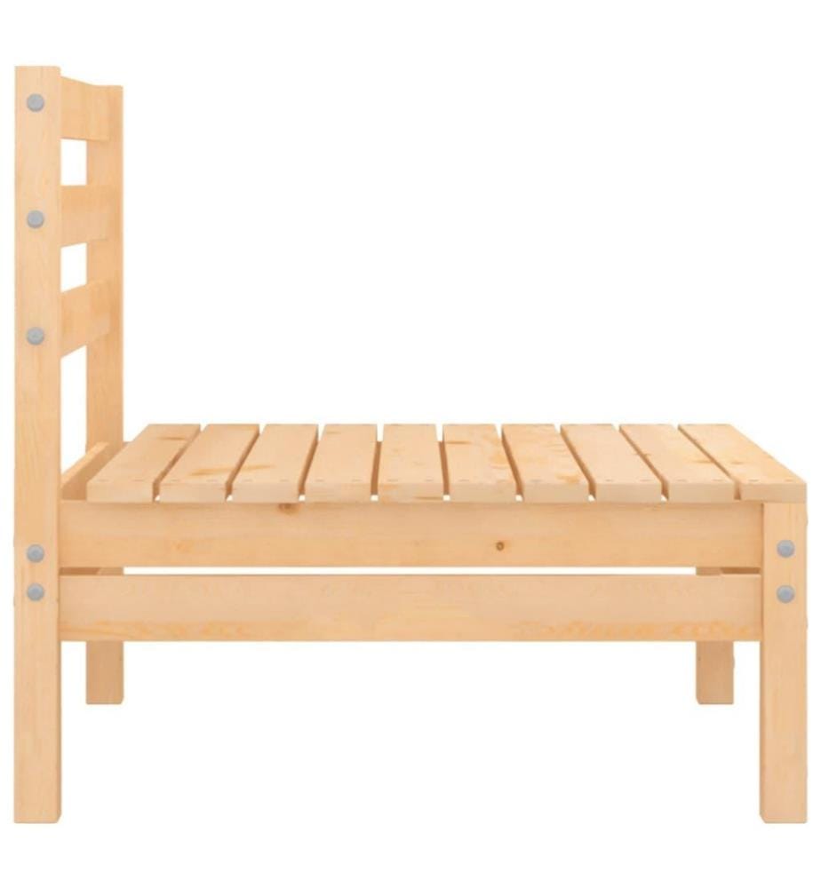 Salon de jardin 4 pcs Bois de pin massif