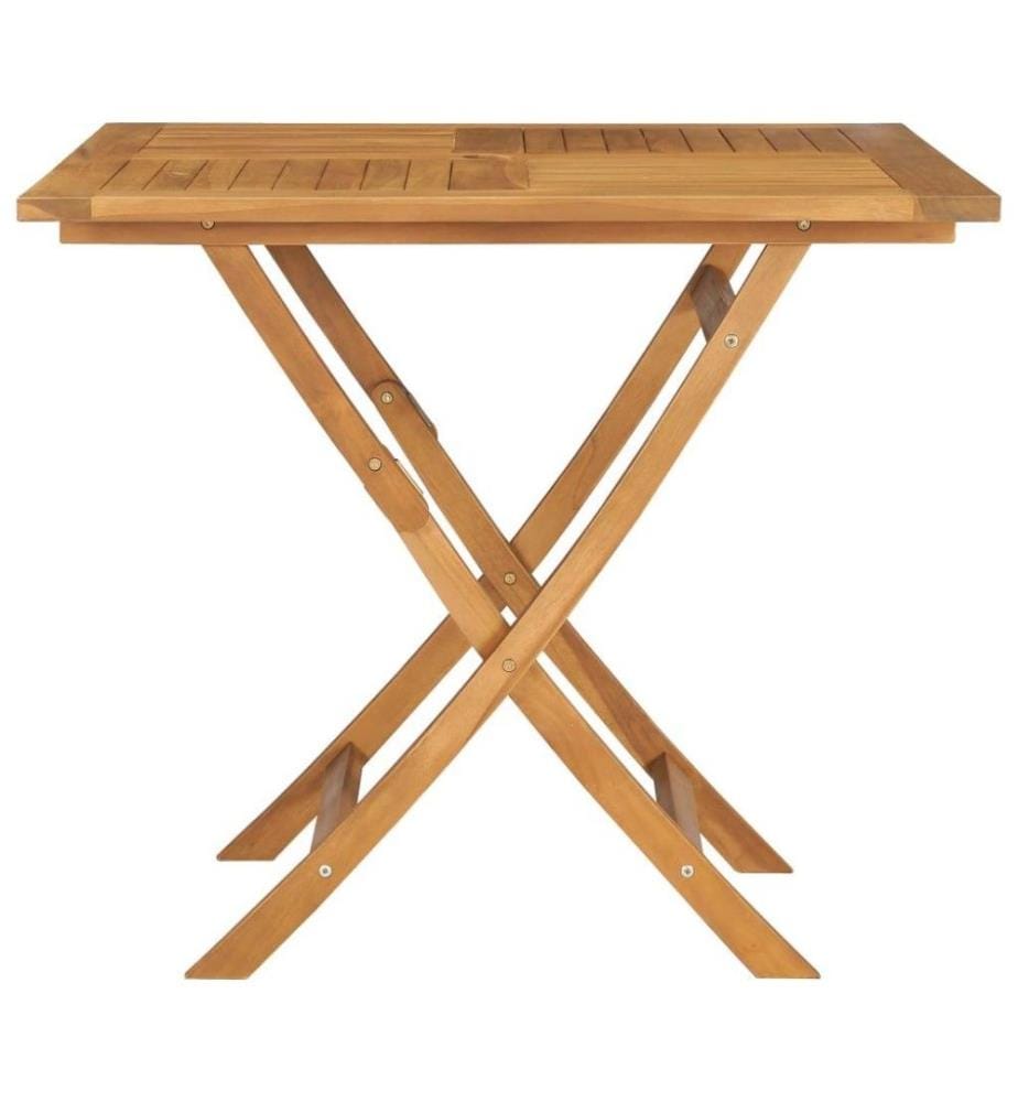 Salon de jardin 5 pcs Bois de teck massif