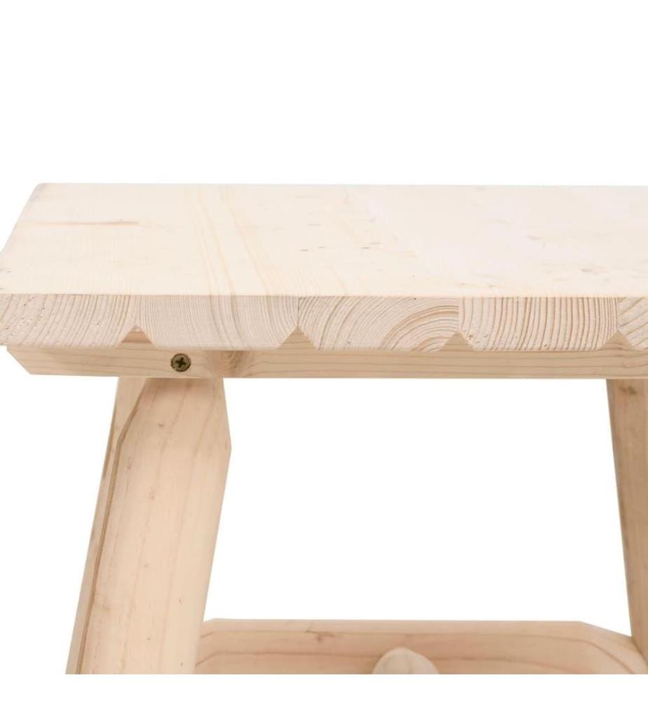 3-tlg. Garten-Lounge-Set Massivholz Fichte