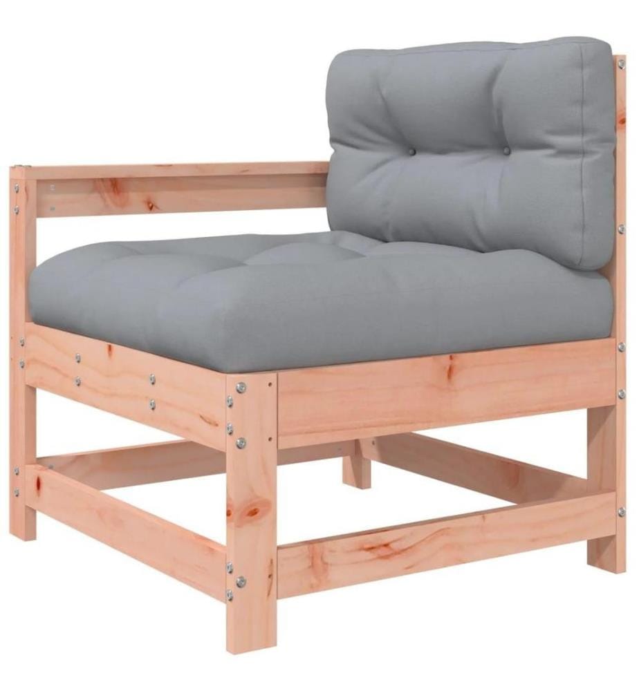 7-tlg. Garten-Lounge-Set mit Kissen Massivholz Douglasie