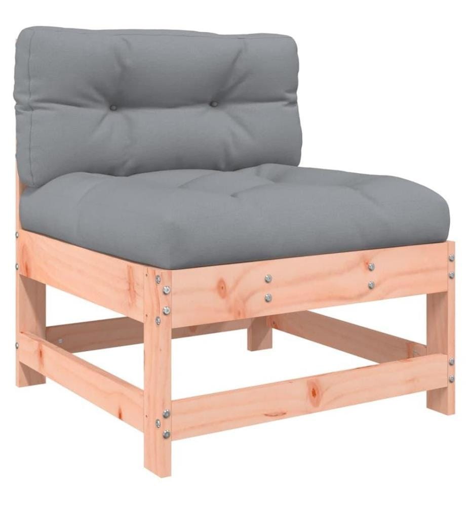 7-tlg. Garten-Lounge-Set mit Kissen Massivholz Douglasie