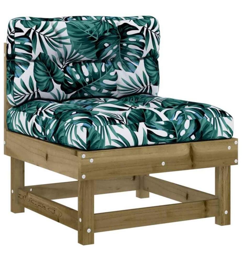 5-tlg. Garten-Lounge-Set mit Kissen Imprägniertes Kiefernholz