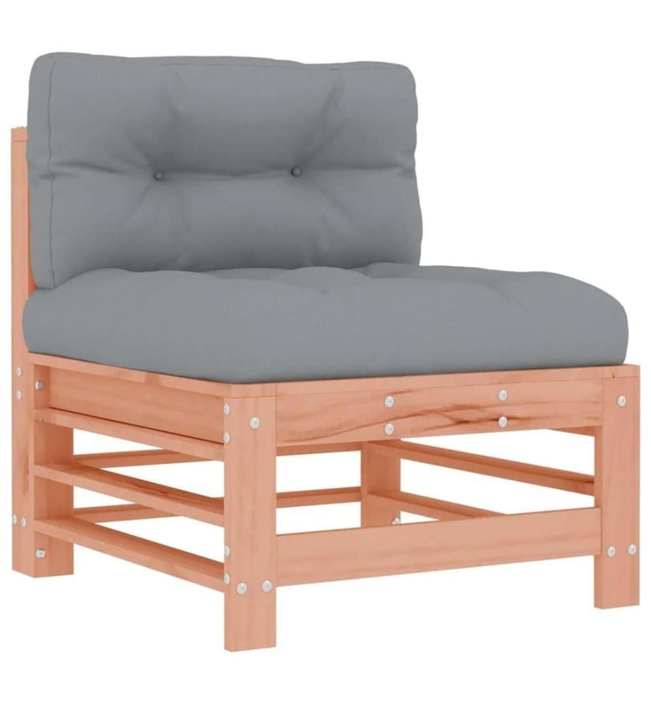 6-tlg. Garten-Lounge-Set mit Kissen Massivholz Douglasie
