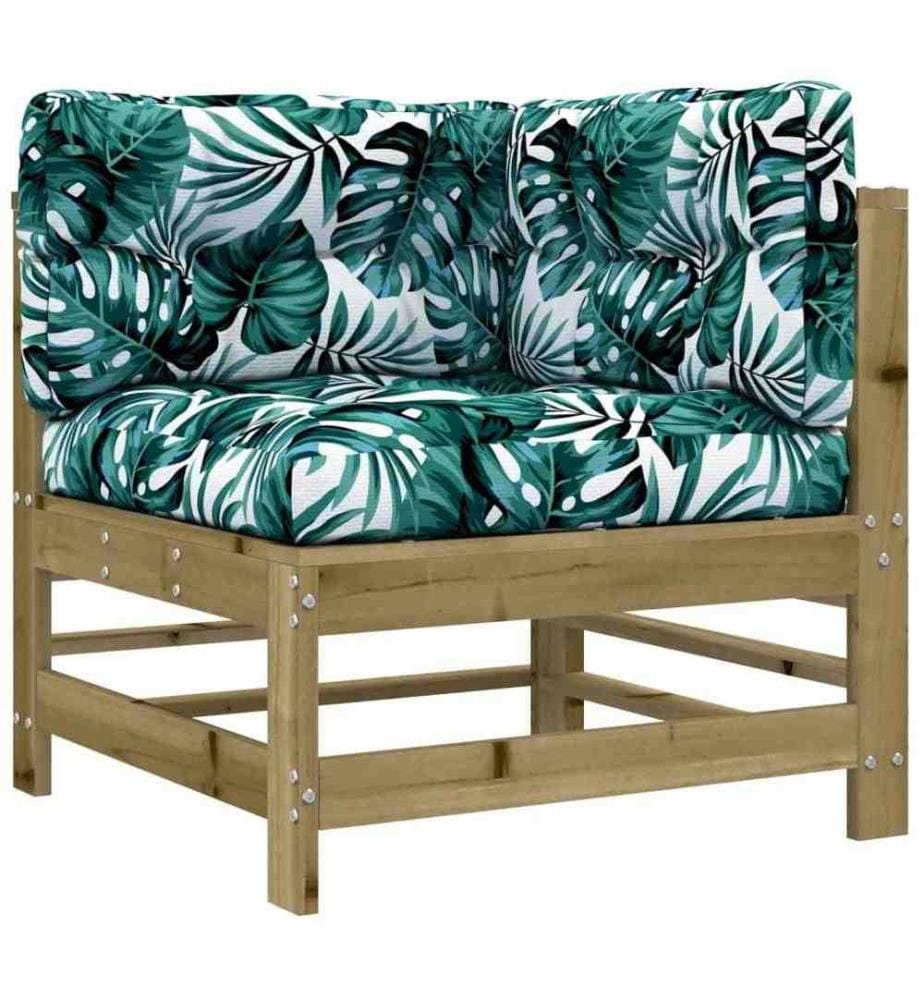 6-tlg. Garten-Lounge-Set mit Kissen Imprägniertes Kiefernholz