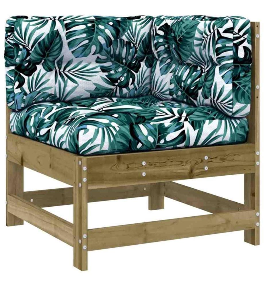 6-tlg. Garten-Lounge-Set mit Kissen Imprägniertes Kiefernholz