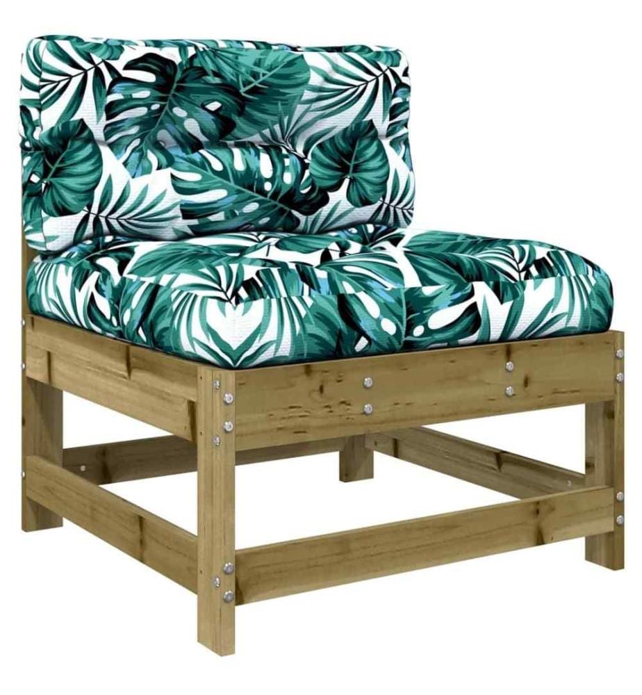6-tlg. Garten-Lounge-Set mit Kissen Imprägniertes Kiefernholz