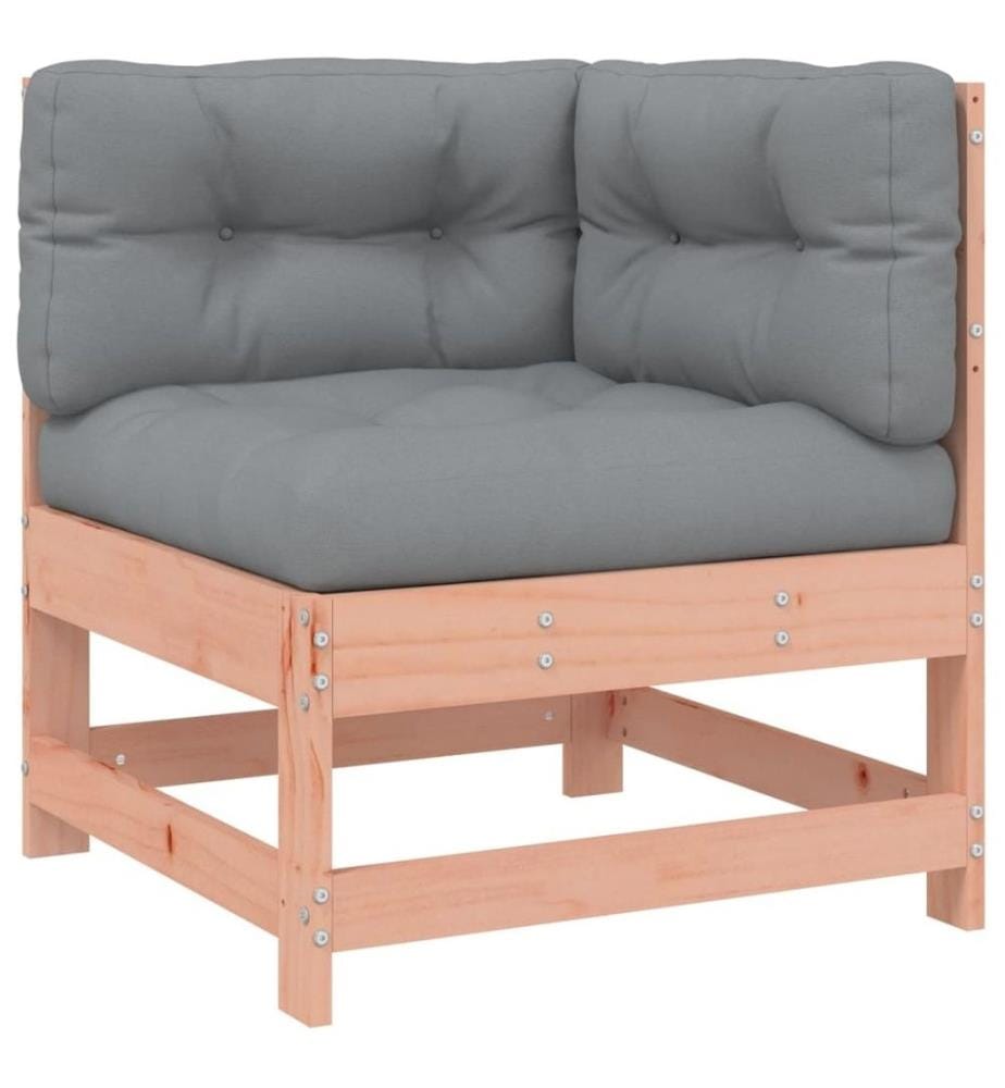 6-tlg. Garten-Lounge-Set mit Kissen Massivholz Douglasie