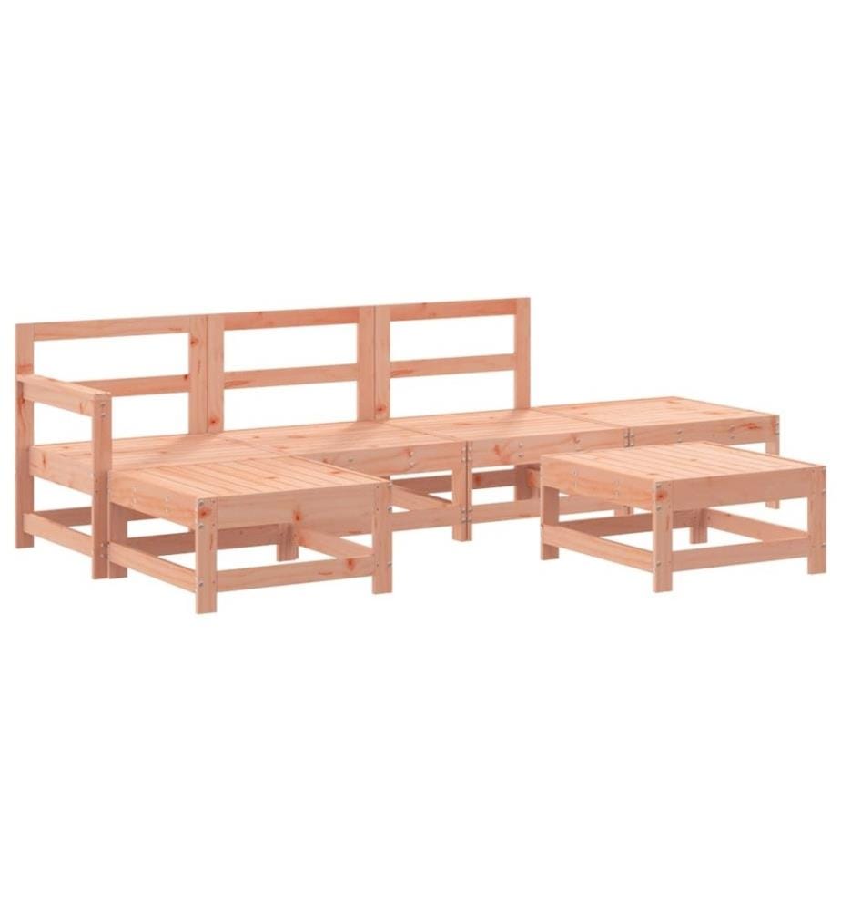 6-tlg. Garten-Lounge-Set Massivholz Douglasie