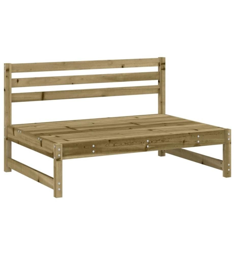 Salon de jardin 6 pcs bois de pin imprégné