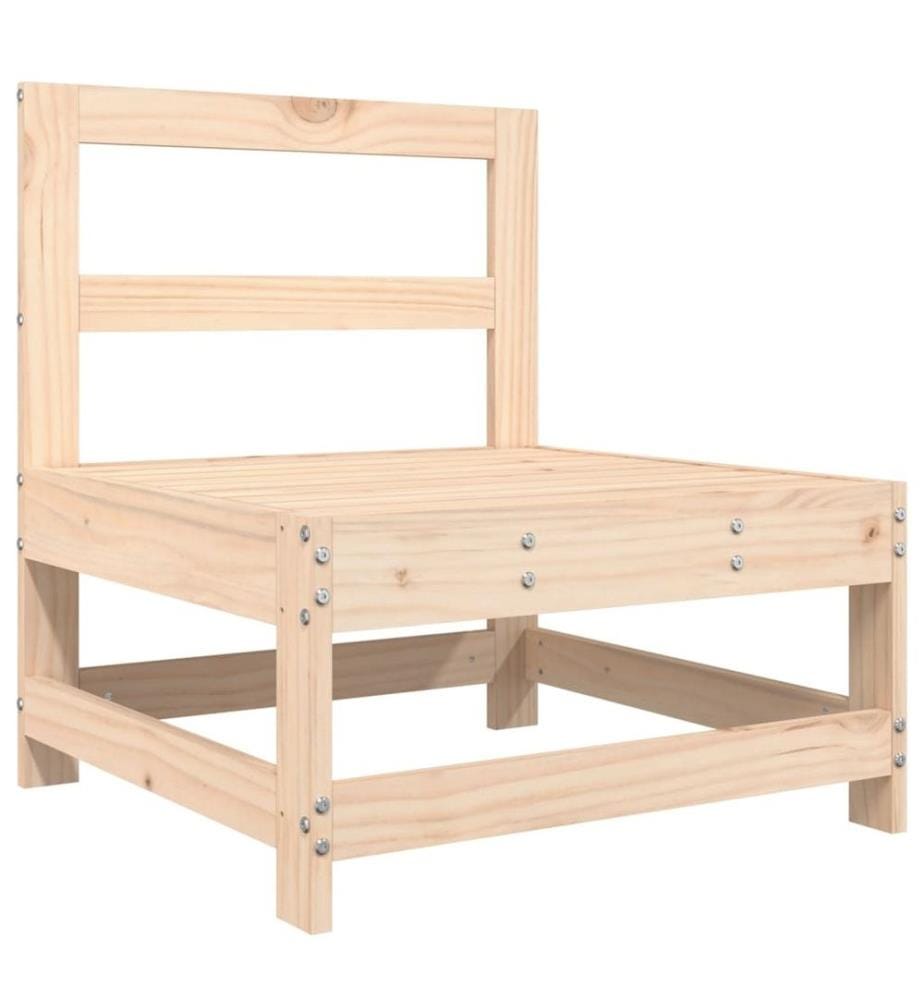 8-tlg. Garten-Lounge-Set Massivholz Kiefer