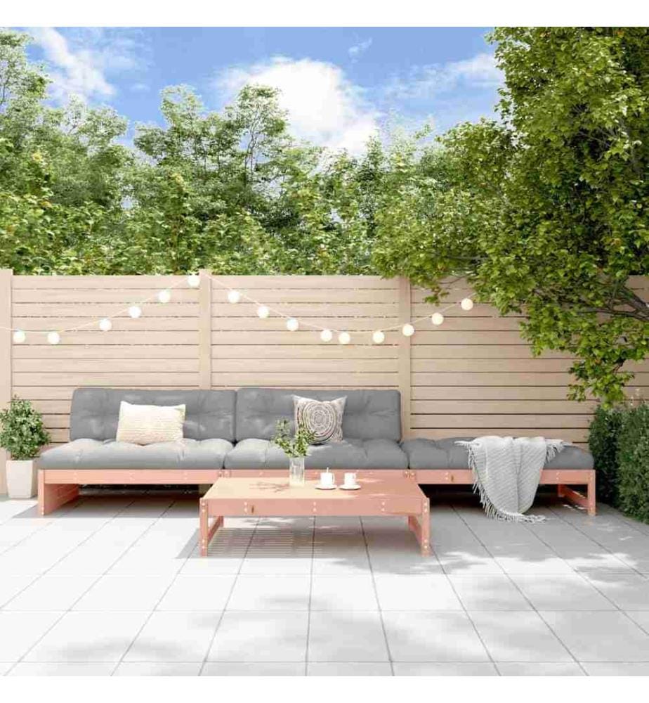 Salon de jardin 4 pcs bois massif douglas