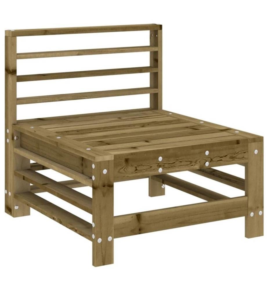 7-tlg. Garten-Lounge-Set Kiefernholz Imprägniert