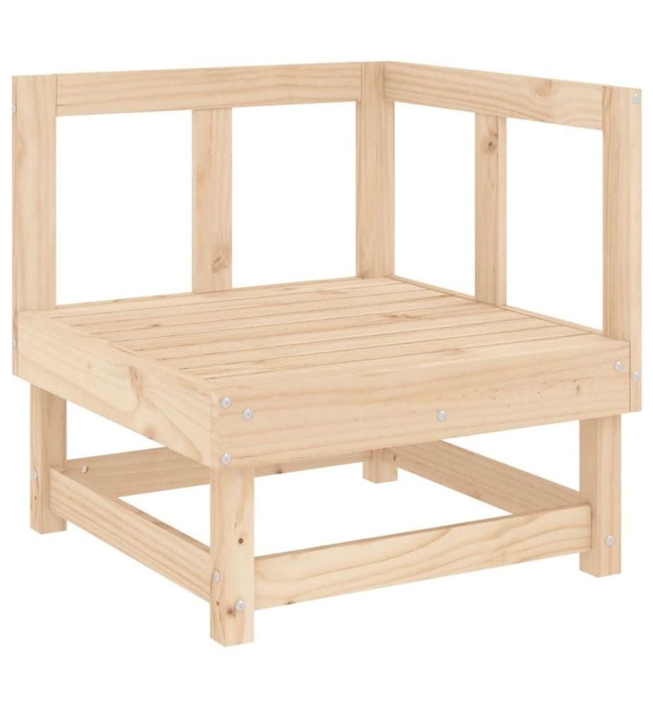5-tlg. Garten-Lounge-Set Massivholz Kiefer