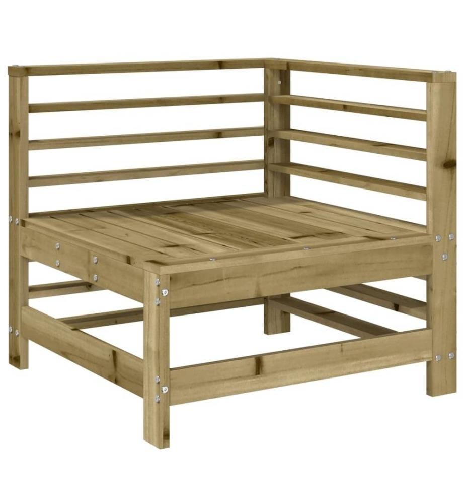 7-tlg. Garten-Lounge-Set Kiefernholz Imprägniert
