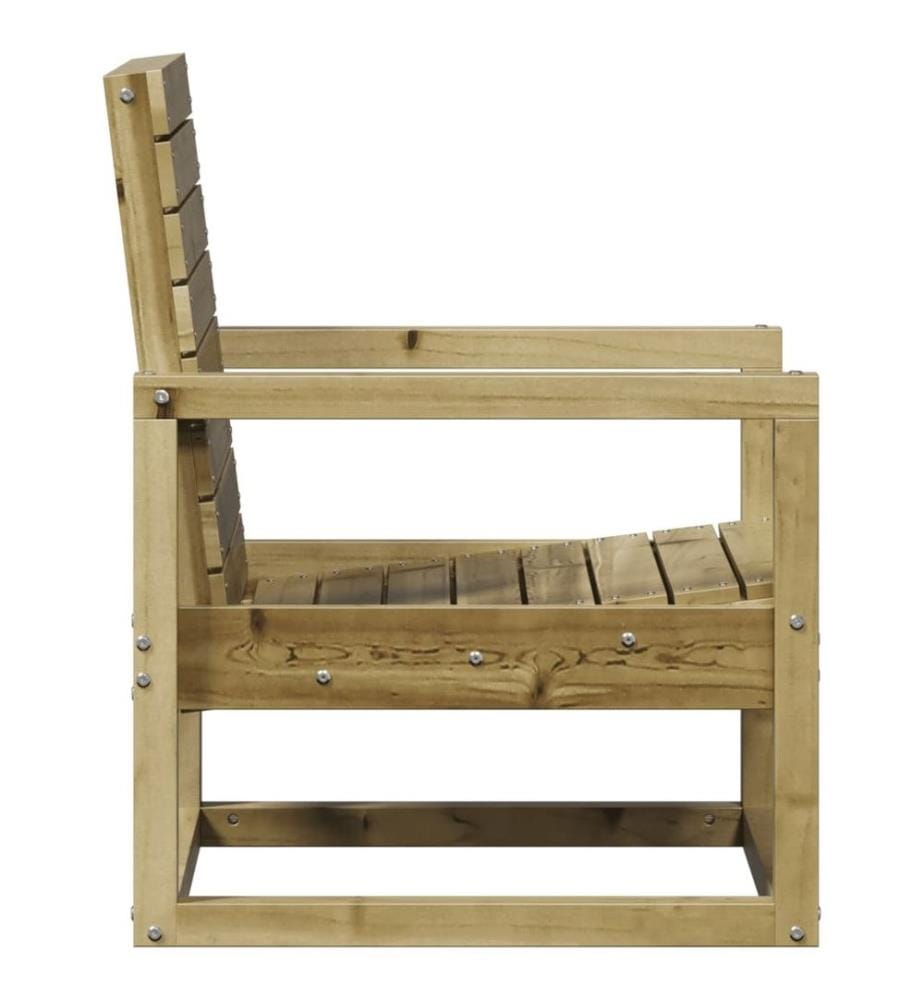 3-tlg. Garten-Lounge-Set Kiefernholz Imprägniert