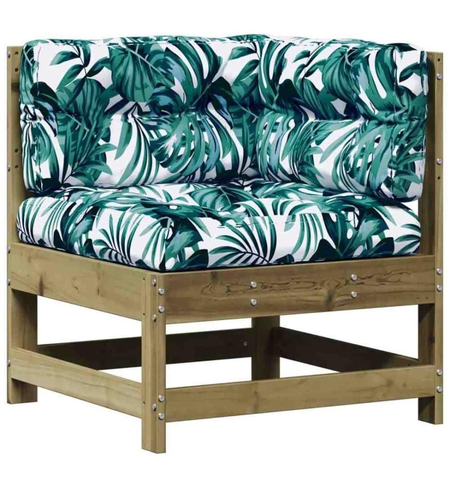 8-tlg. Garten-Lounge-Set mit Kissen Imprägniertes Kiefernholz
