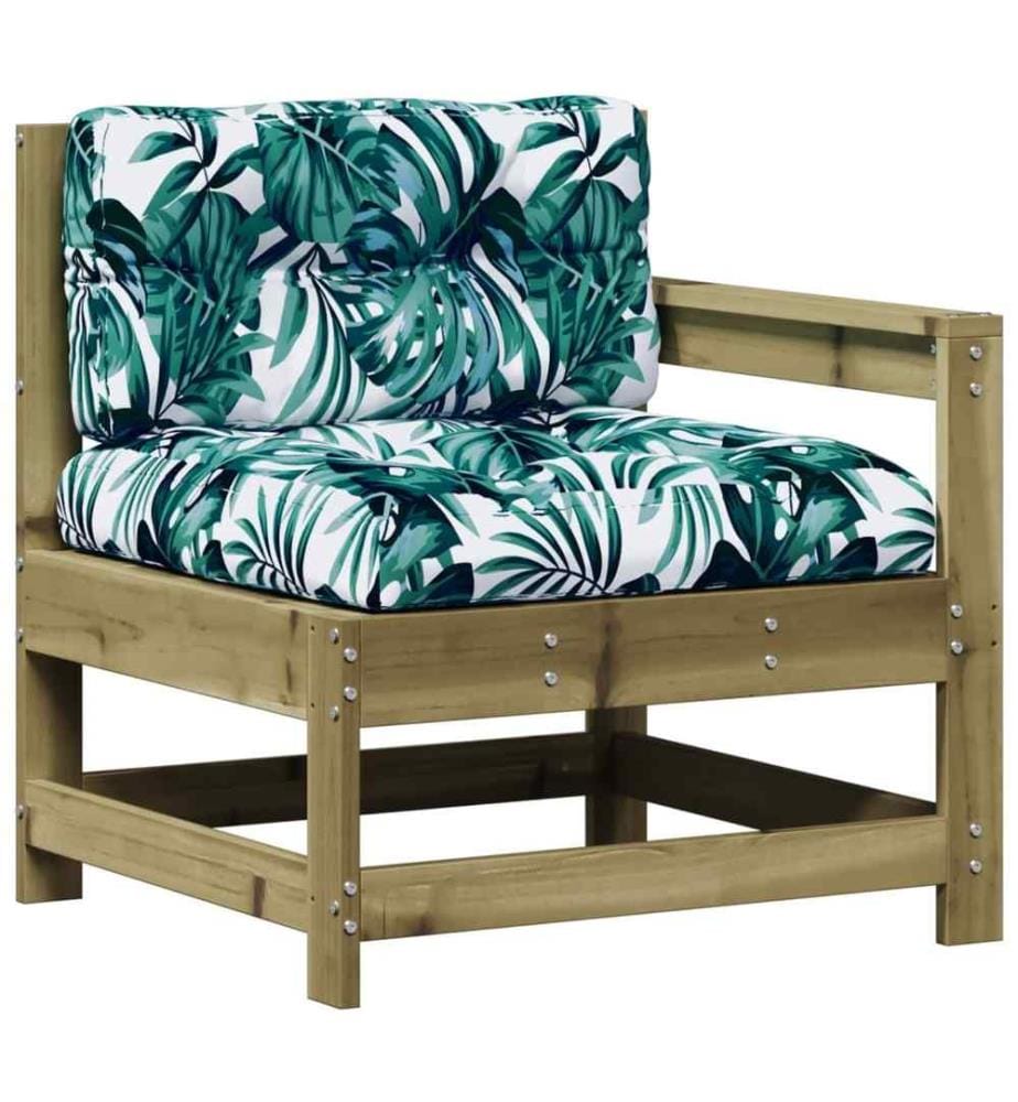 8-tlg. Garten-Lounge-Set mit Kissen Imprägniertes Kiefernholz