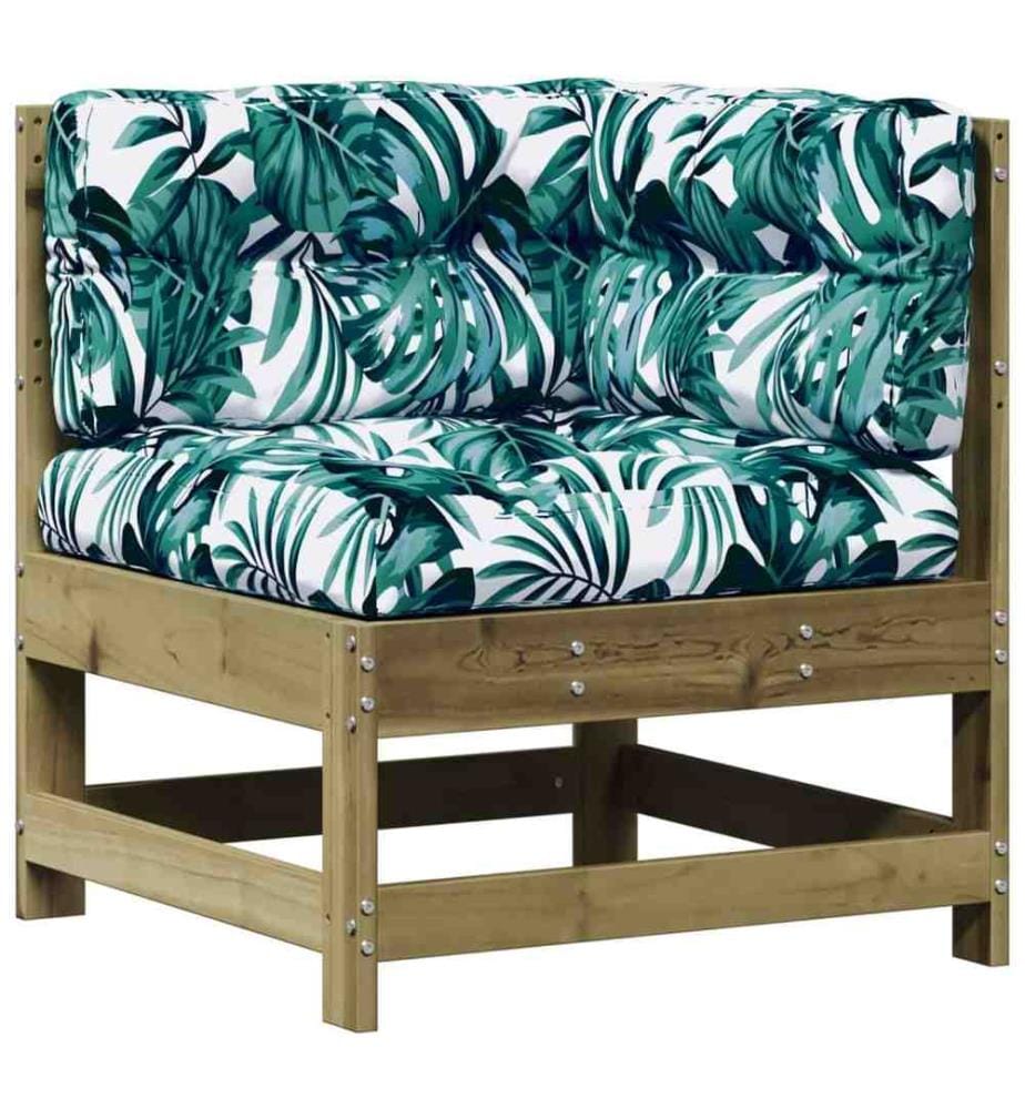 6-tlg. Garten-Lounge-Set mit Kissen Imprägniertes Kiefernholz