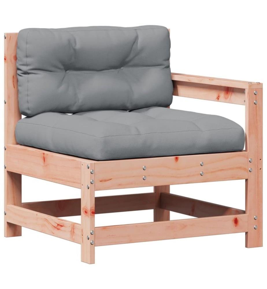8-tlg. Garten-Lounge-Set mit Kissen Massivholz Douglasie