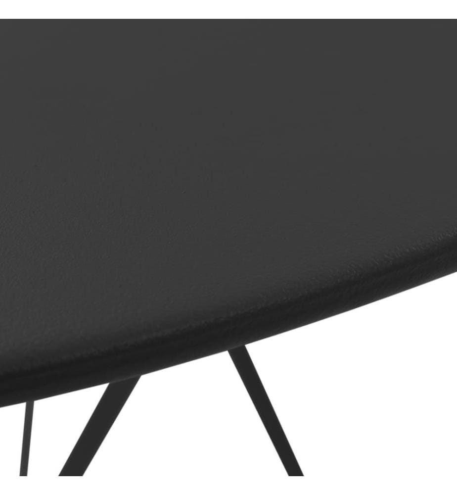 3-tlg. Bistro-Set Stahl Schwarz