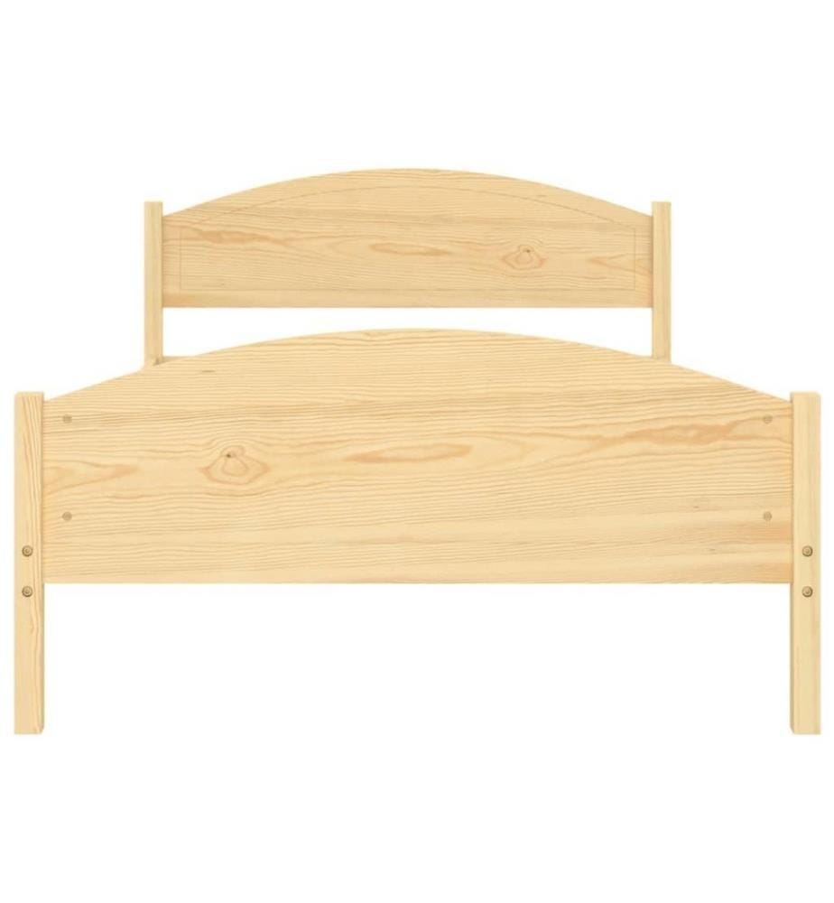 Cadre de lit Bois de pin massif 120x200 cm