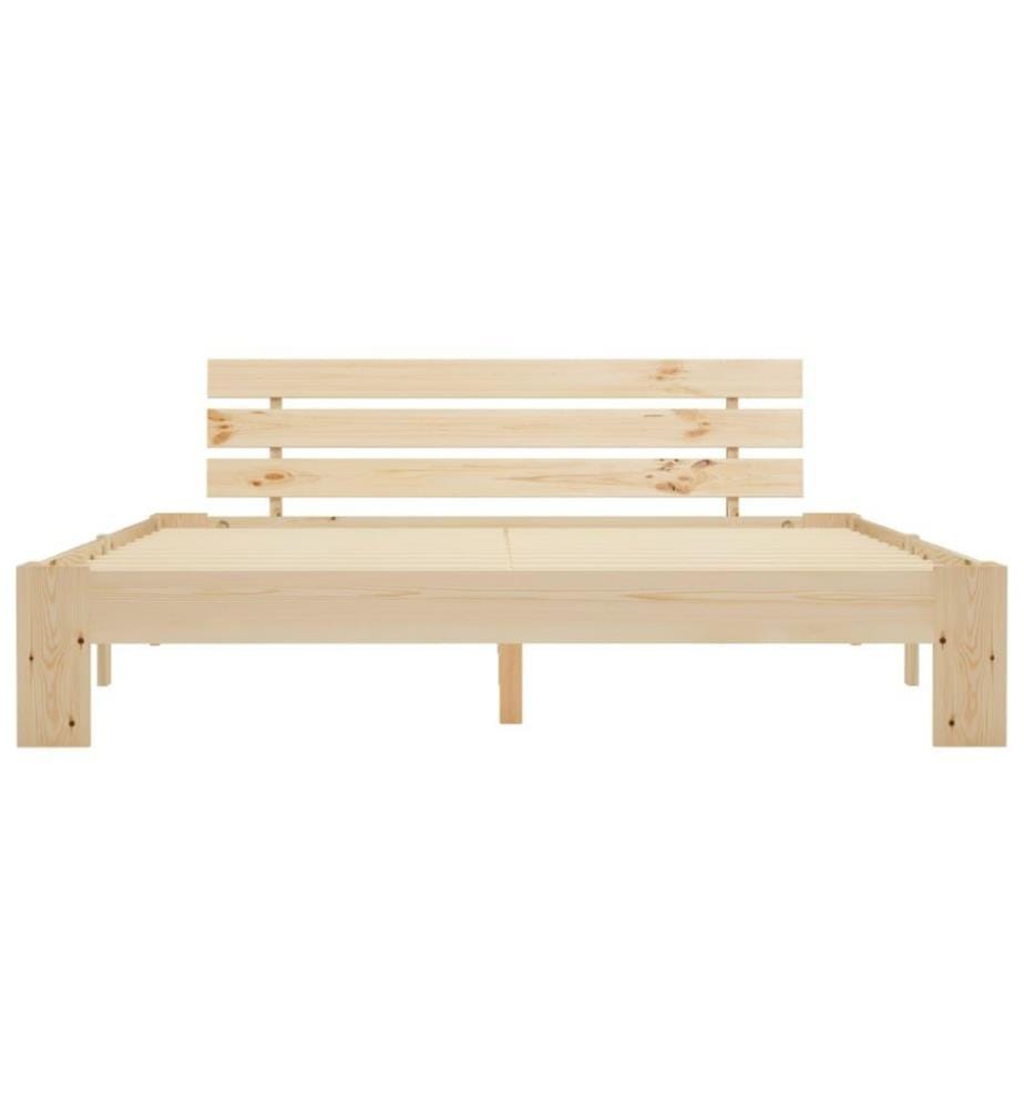 Cadre de lit Bois de pin massif 180 x 200 cm