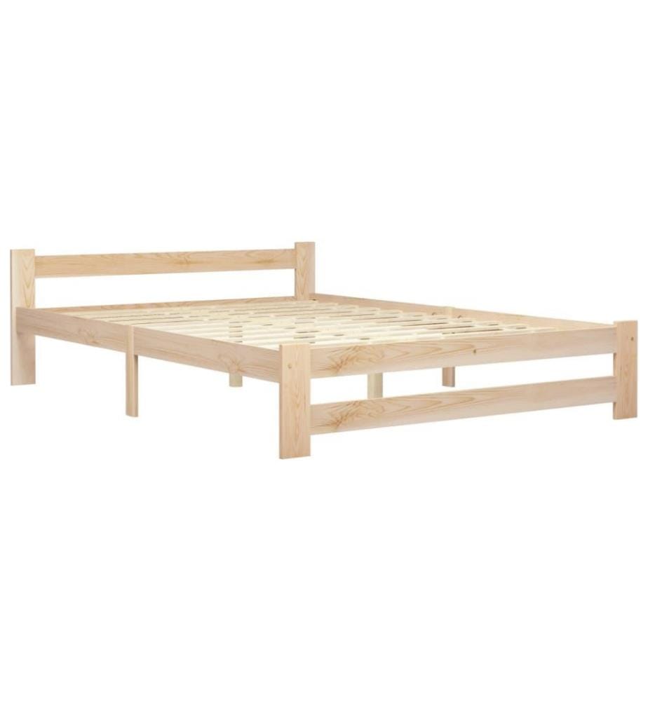 Cadre de lit Bois de pin massif 160x200 cm