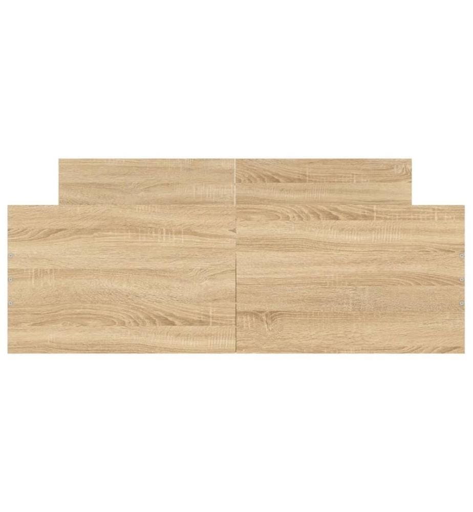 Bettgestell mit Kopf- und Fussteil Sonoma-Eiche 120x200 cm
