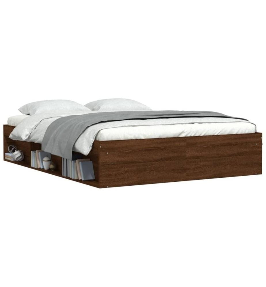 Bettgestell Braun Eichen-Optik 140x190 cm