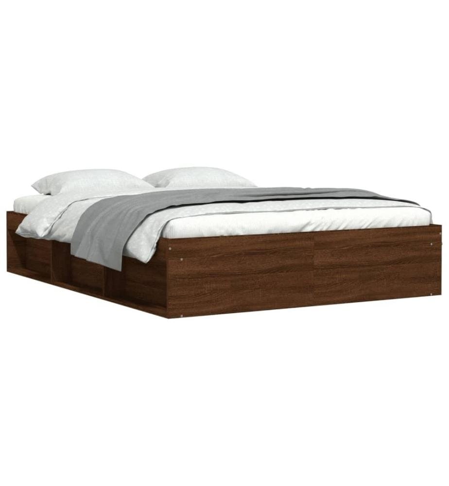 Bettgestell Braun Eichen-Optik 160x200 cm