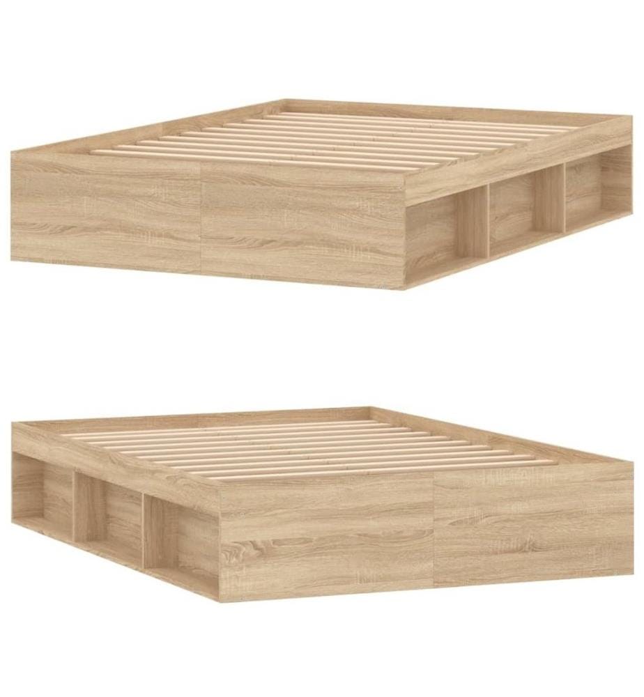 Bettgestell Sonoma-Eiche 135x190 cm