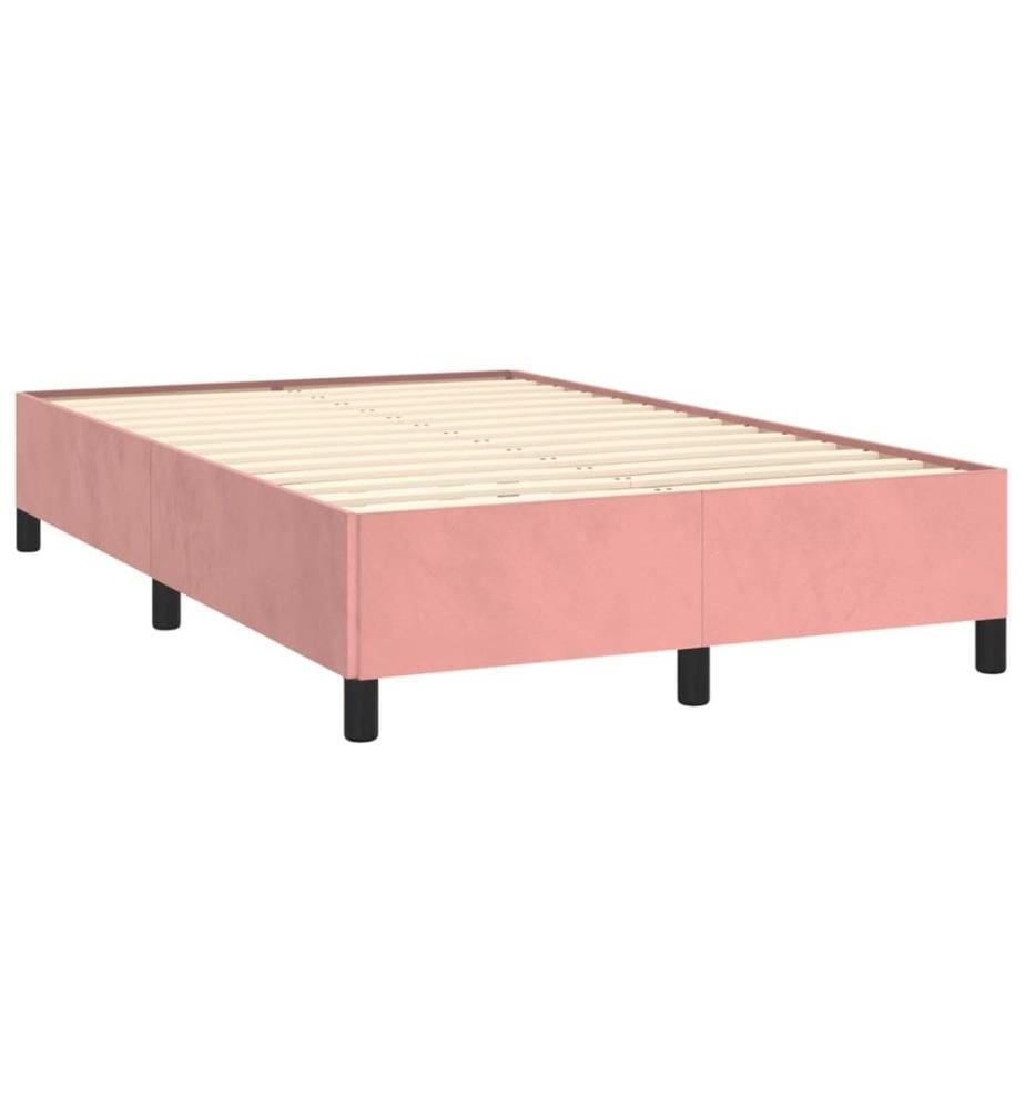 Bettgestell Rosa 120x190 cm Samt