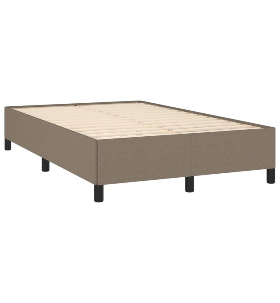 Boxspringbett mit Matratze Taupe 120x190 cm Stoff