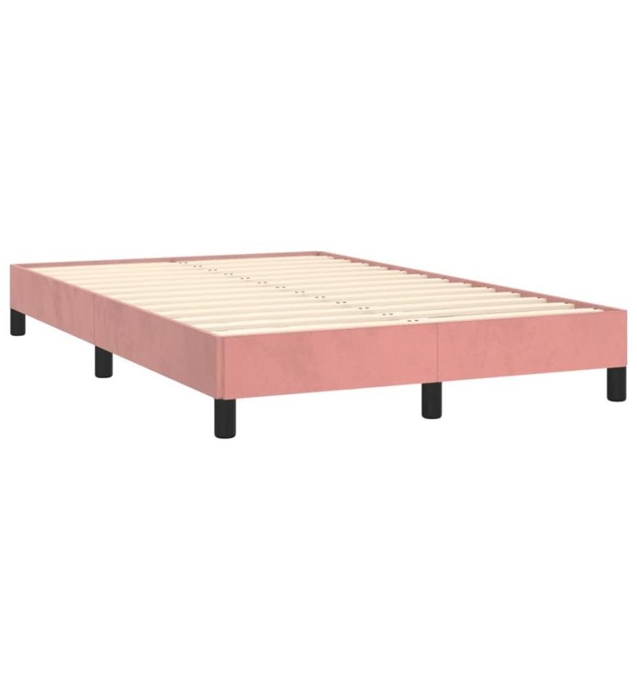 Bettgestell Rosa 120x190 cm Samt