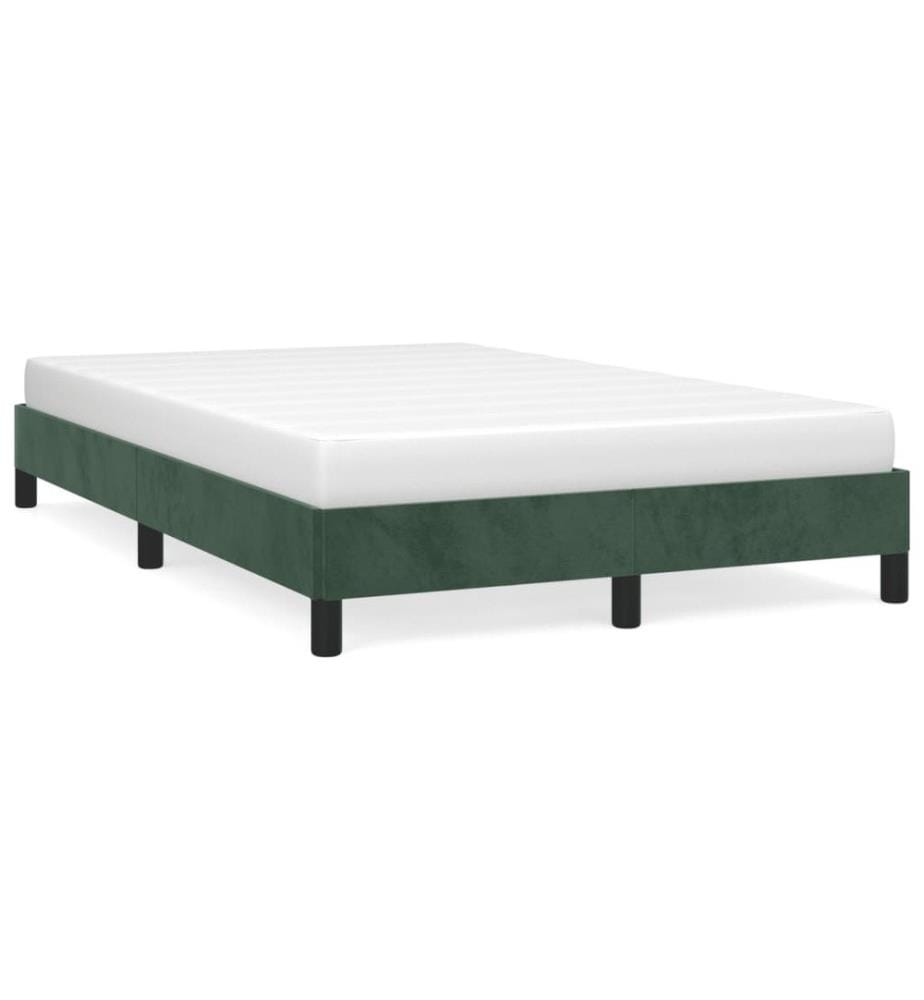 Bettgestell Dunkelgrün 120x190 cm Samt