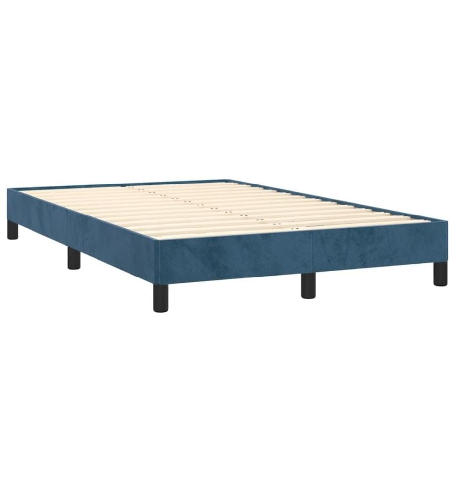 Bettgestell Dunkelblau 120x190 cm Samt