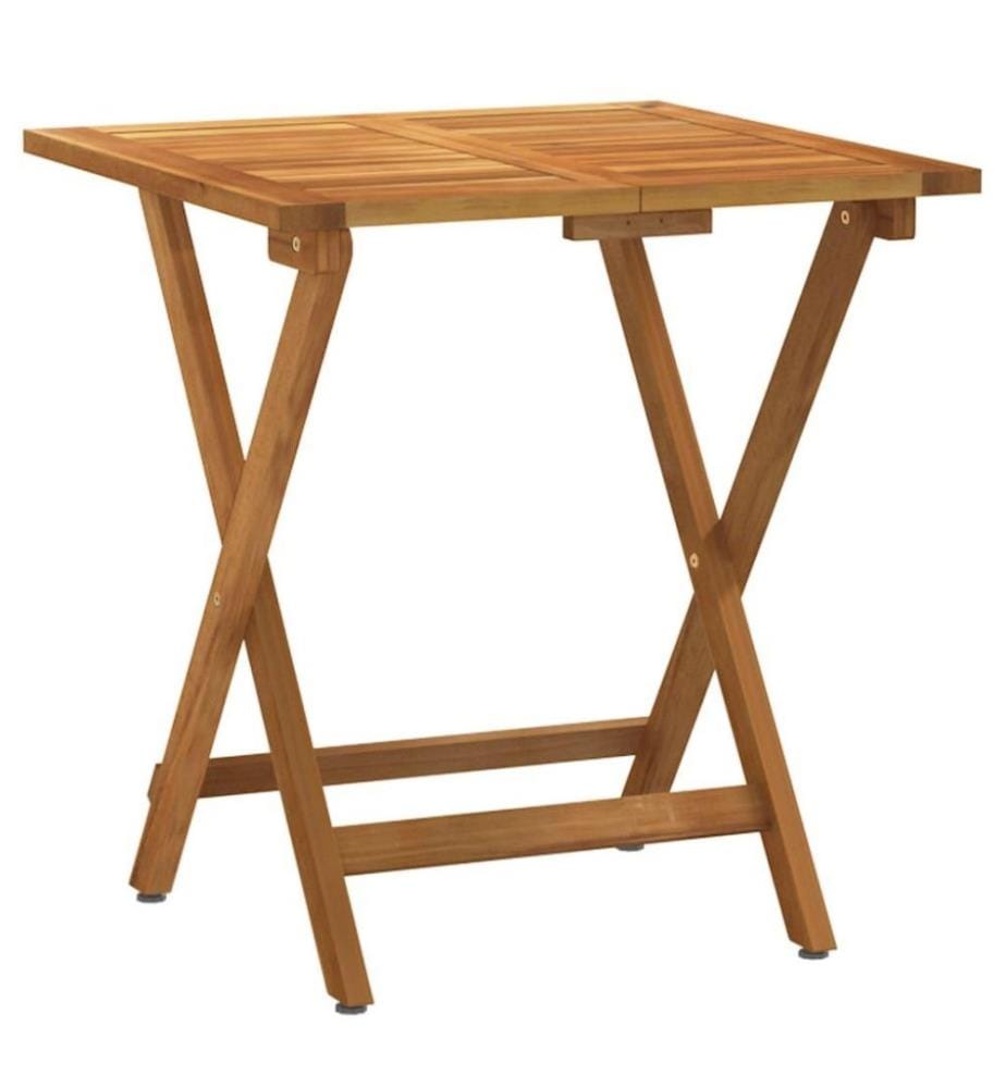 3-tlg. Bistro-Set Klappbar mit Kissen Massivholz Akazie