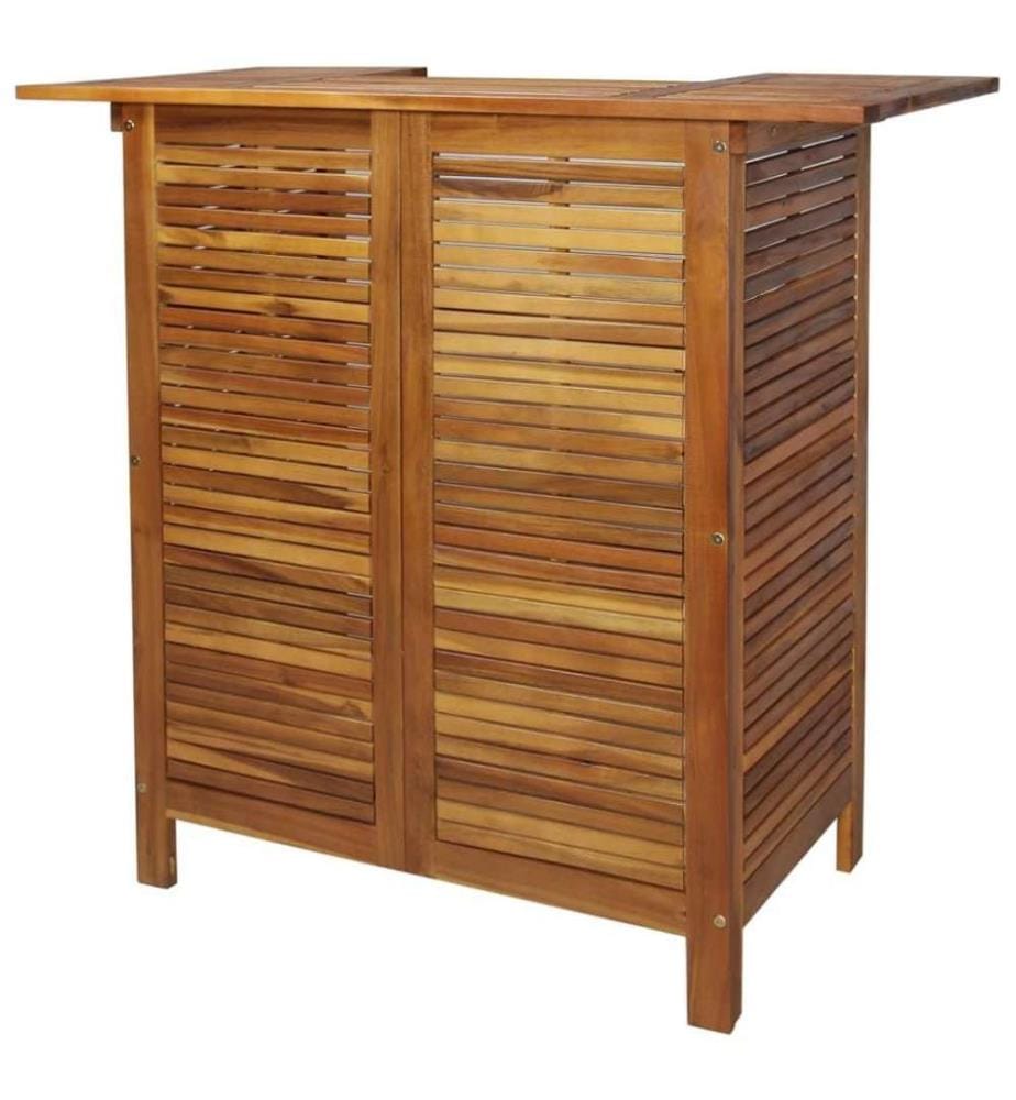 Ensemble de bar de jardin 5 pcs Bois d'acacia solide