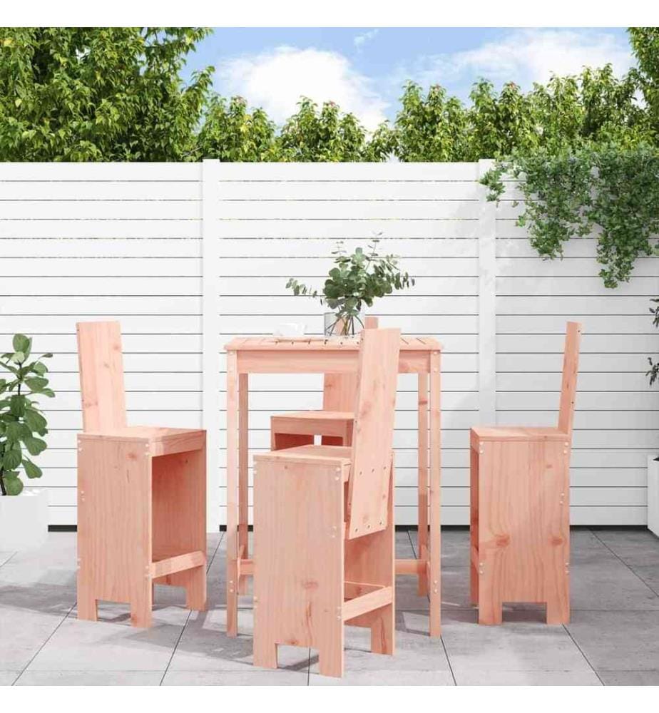 5-tlg. Gartenbar-Set Massivholz Douglasie