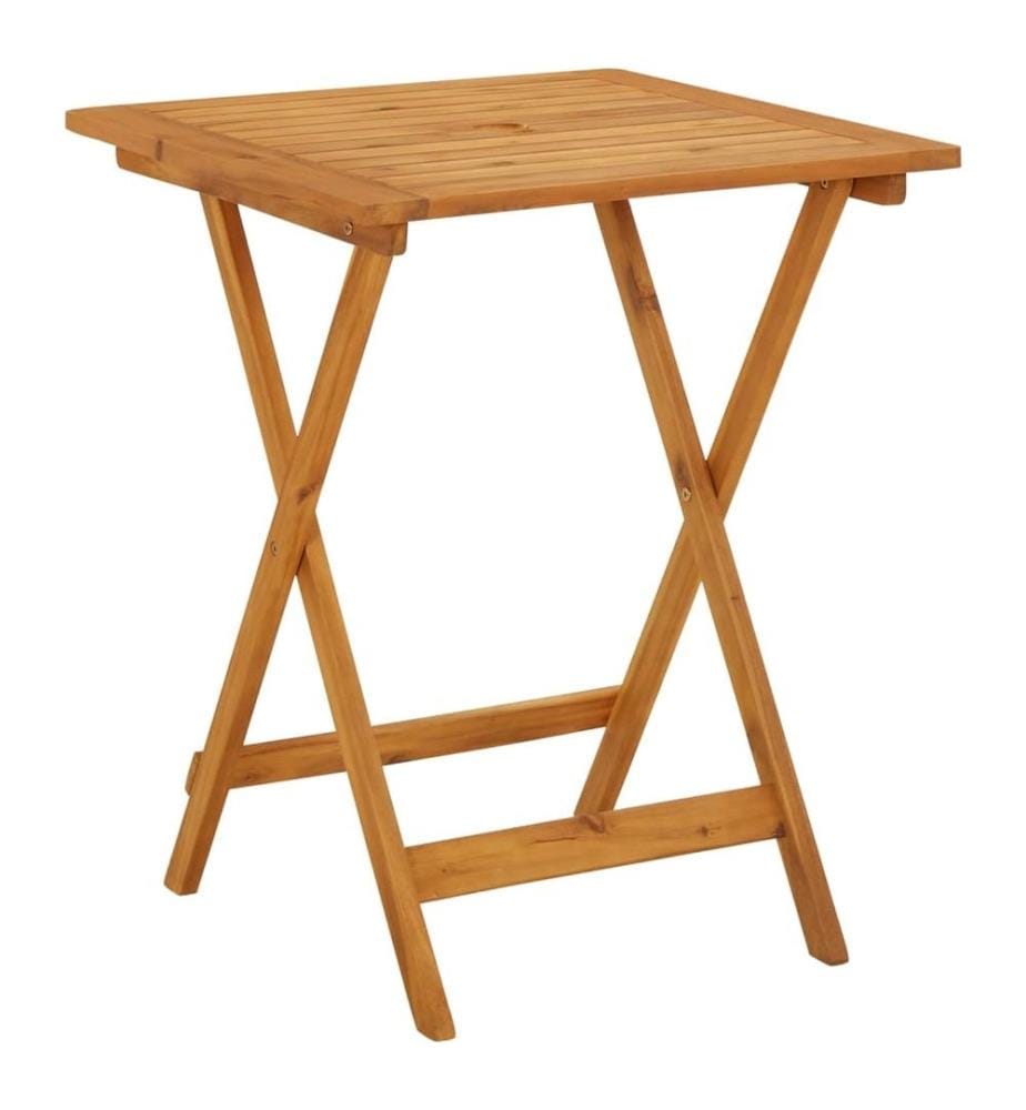 3-tlg. Bistro-Set Schwarz Poly Rattan und Massivholz